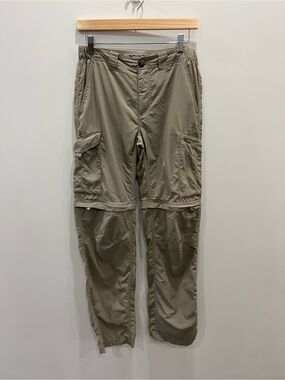 Columbia Omni-Shade Convertible Hiking Pants Men’s 30x32 Beige Zip-Off Cargo